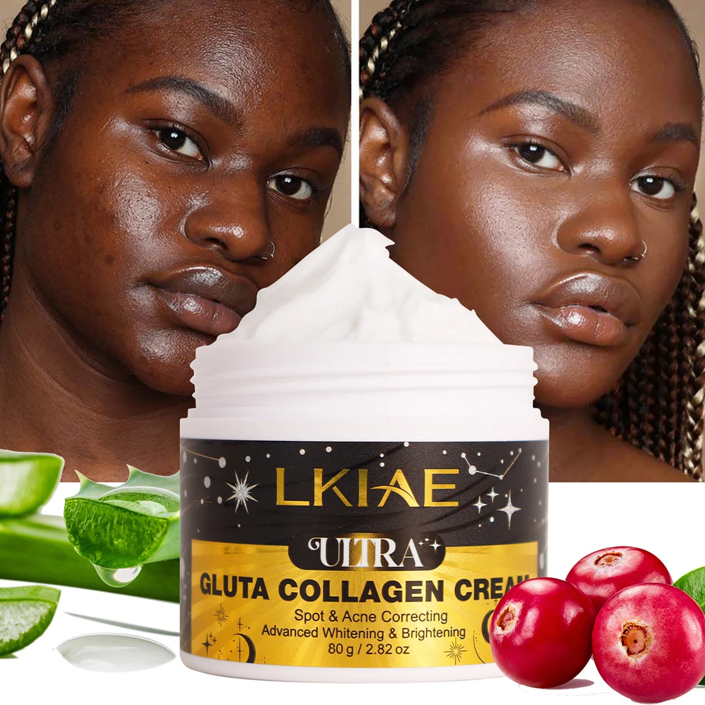 LKIAE Collagen & Glutathione Face Cream – Brightening & Skin Tone Care
