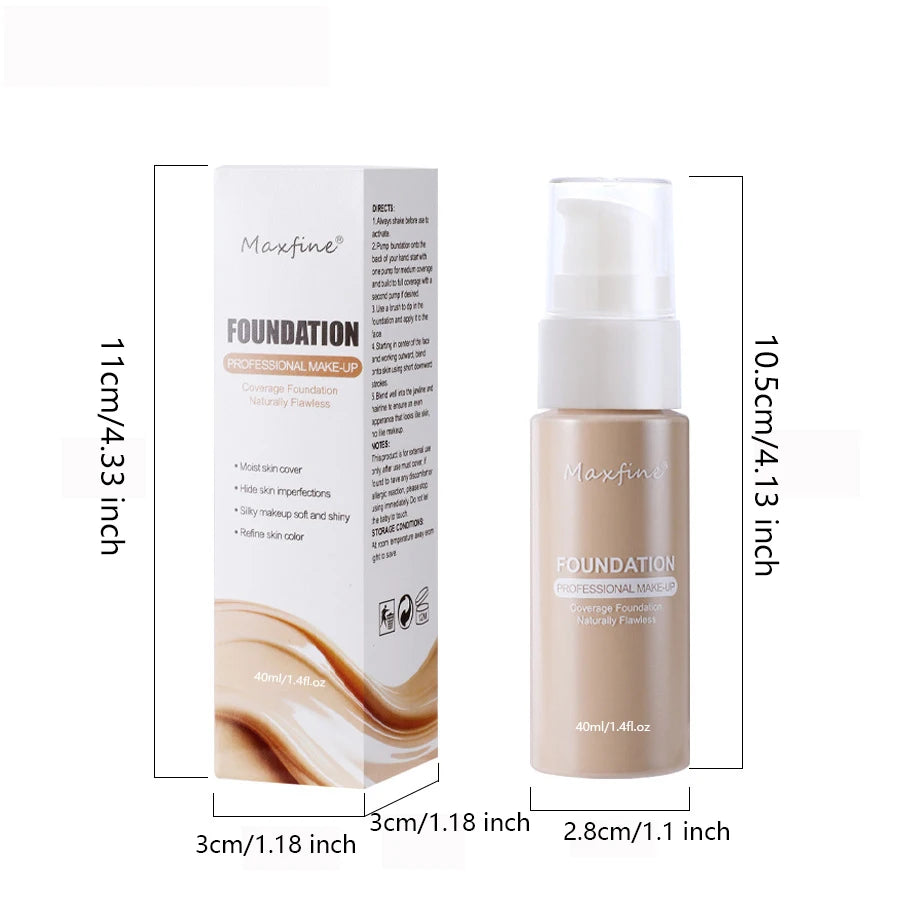 Liquid Foundation Concealer – Waterproof & Long Lasting