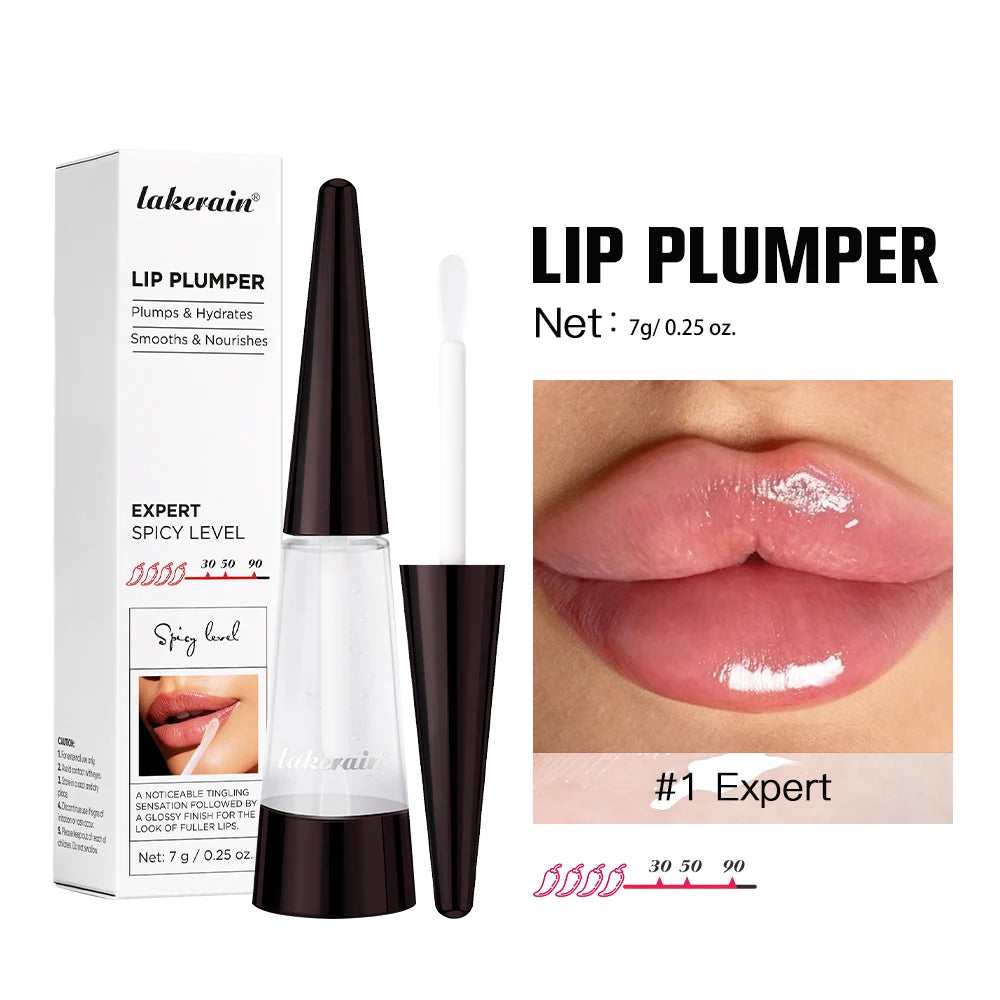 Lakerain Lip Plumper Gloss – Hydrating & Volumizing Lip Oil