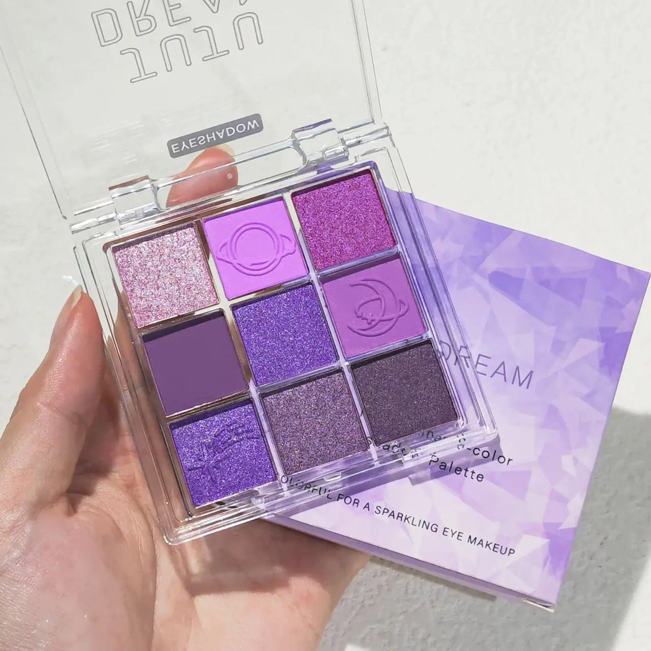 Surnelia Mystic Bloom: 9-Color Pink & Purple Smokey Palette