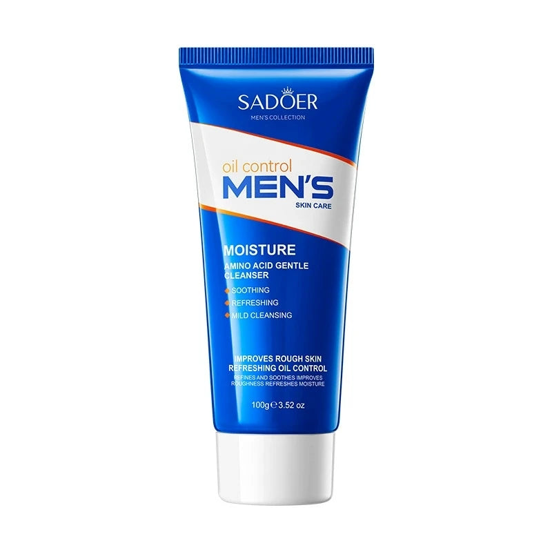 SADOER Men's Skin Care Kit – Cleanser, Moisturizer, Sunscreen, Mask, Lip Balm & Eye Cream