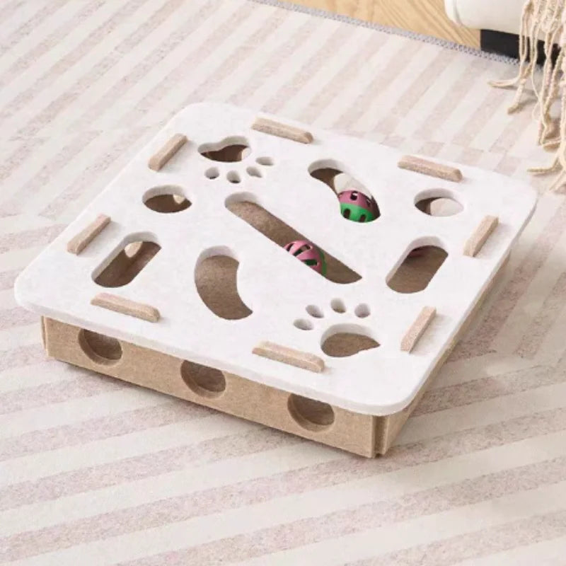 BrainyBox: Interactive Felt Maze for Cats