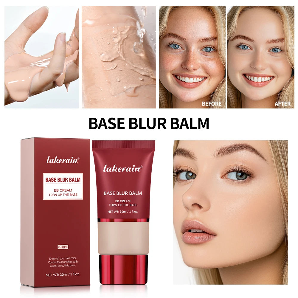 Surnelia Soft-Focus: Matte Blur Balm & Foundation Base