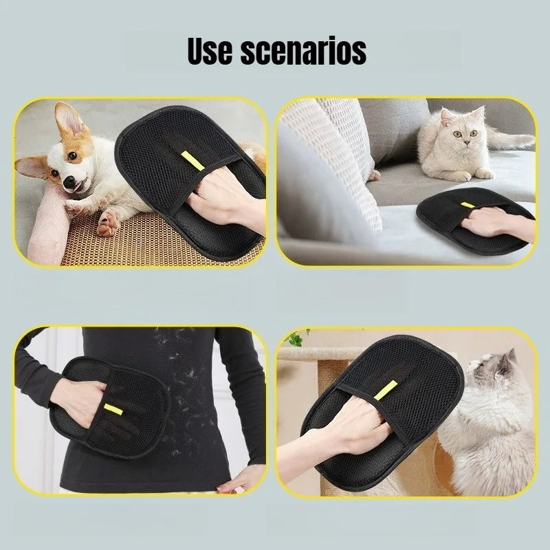 PurrfectClean: Grooming Mitt for Pets & Furniture