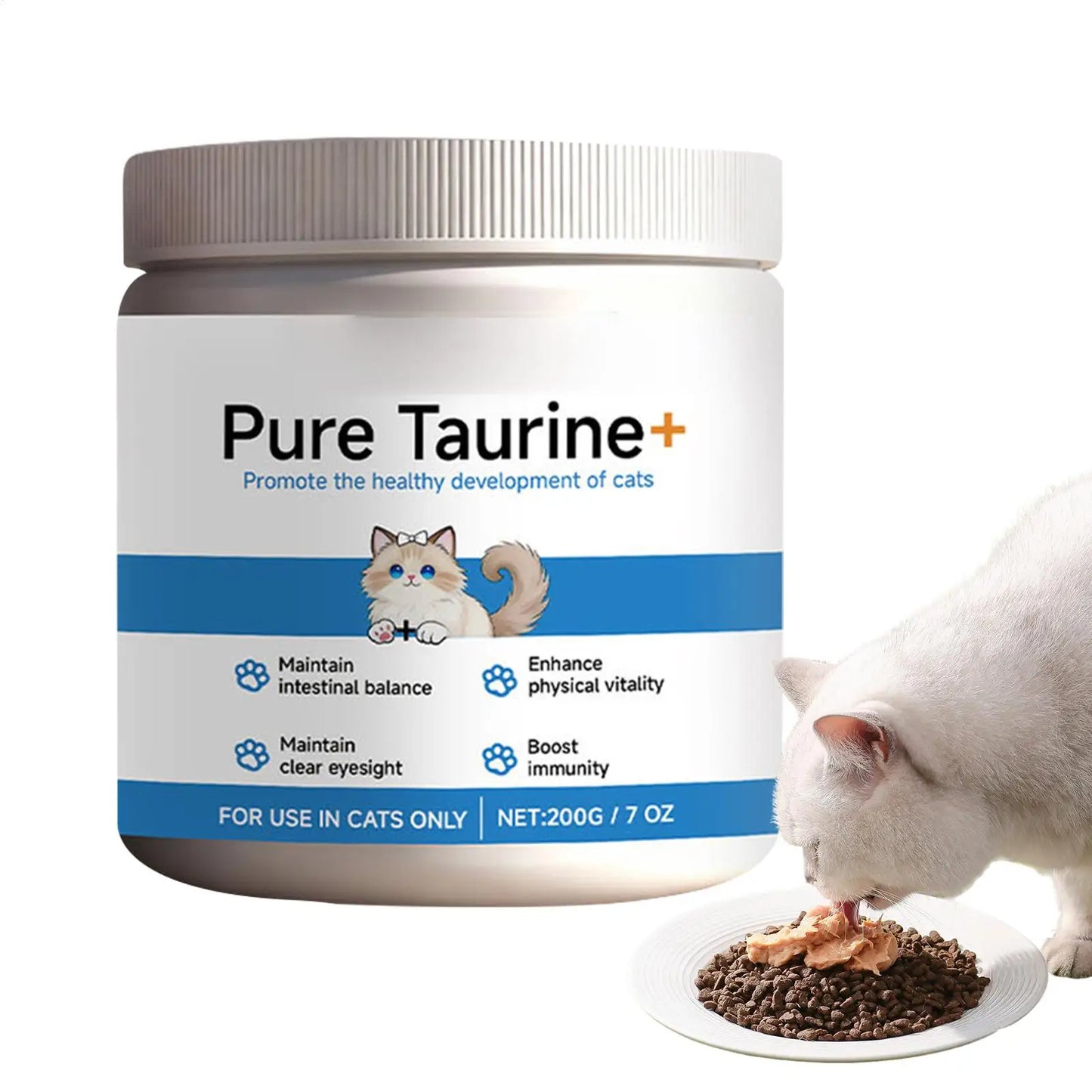 VitaHeart: Pure Taurine Supplement for Cats