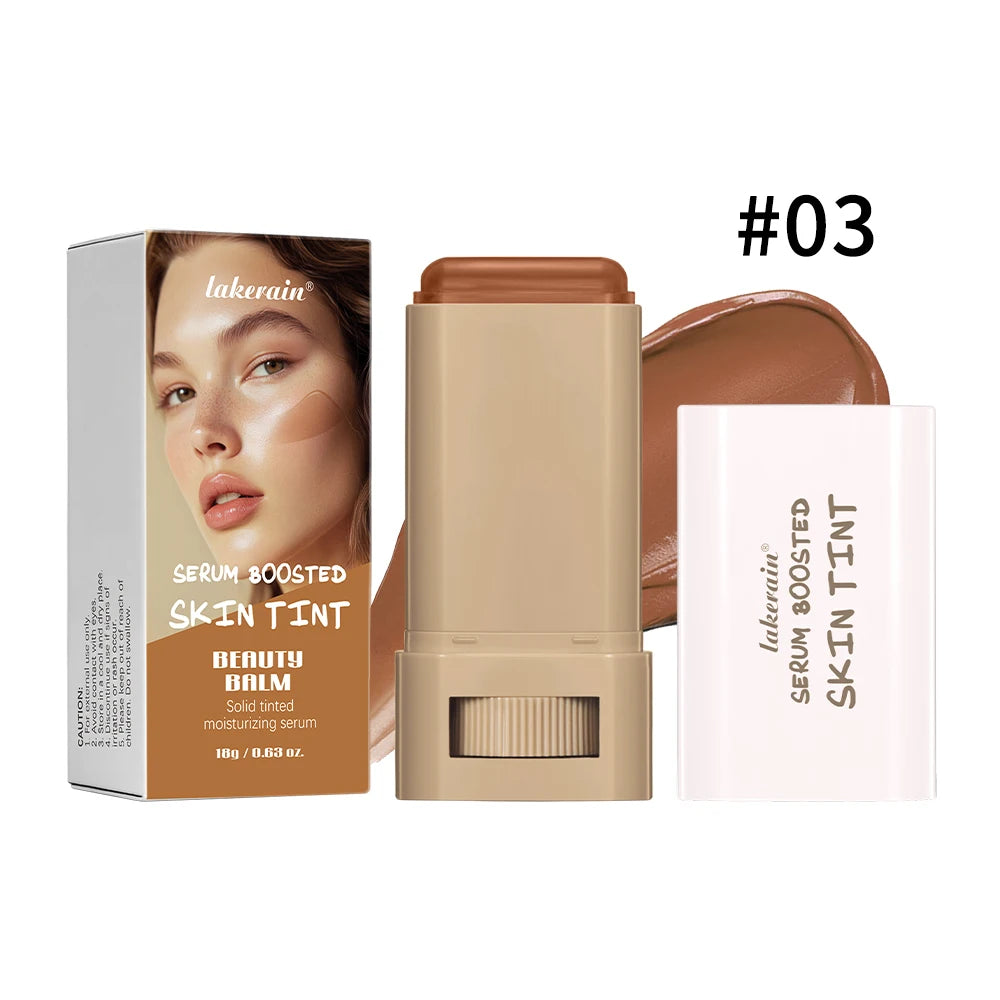 Skin Tint Foundation Stick – High Coverage Travel Makeup Stick