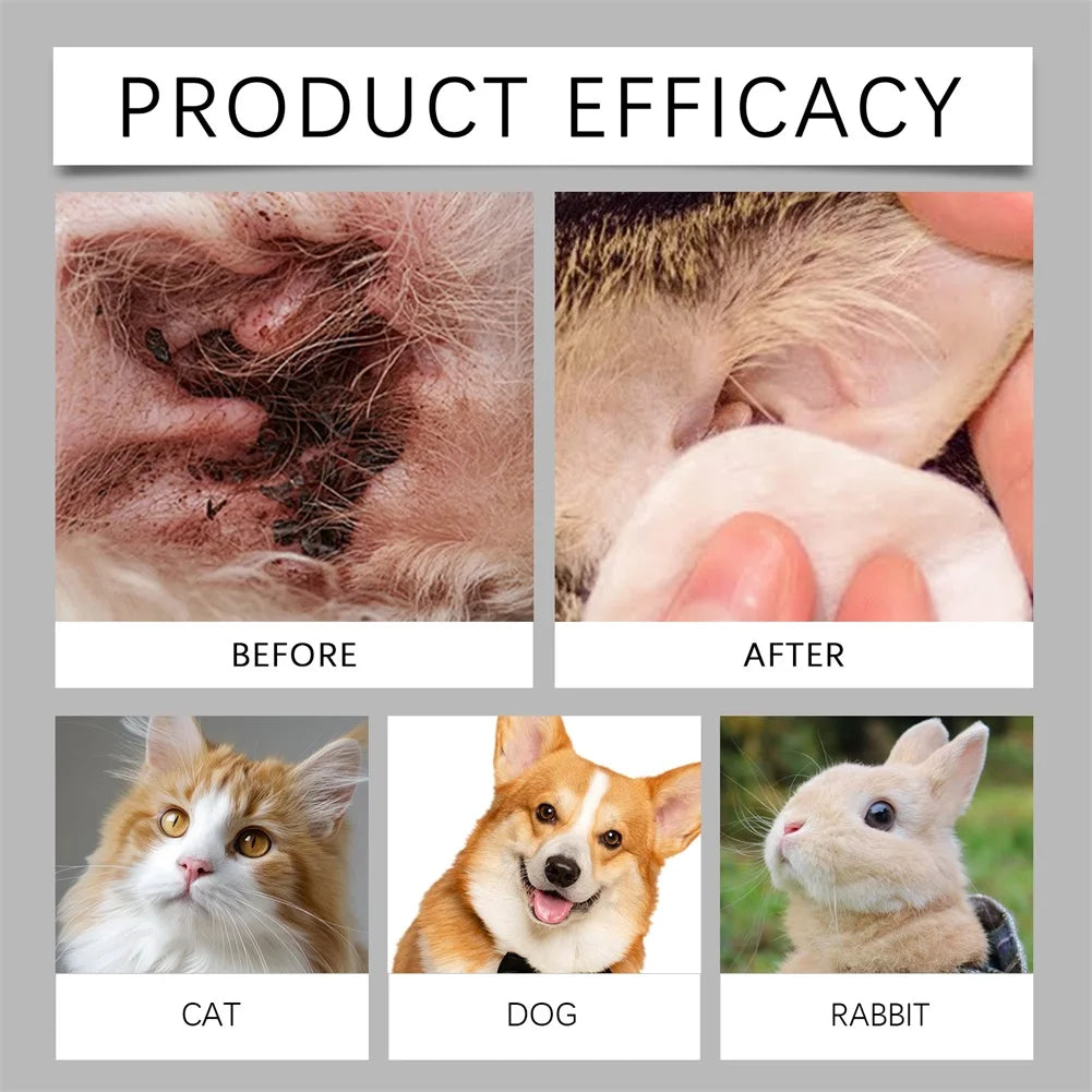 EarRelief: Professional Ear Cleansing Drops for Pets