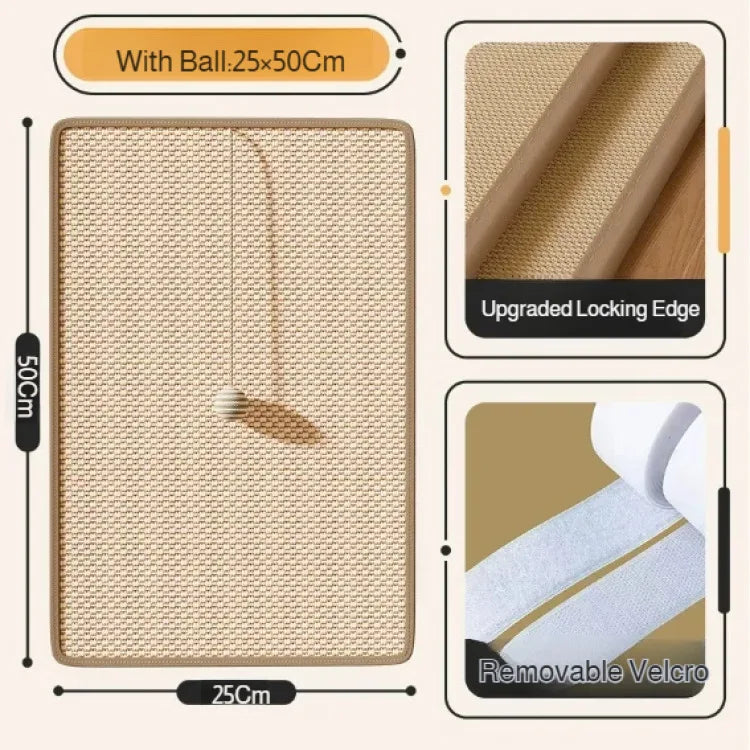 SofaGuard: Multi-Function Sisal Scratching Mat