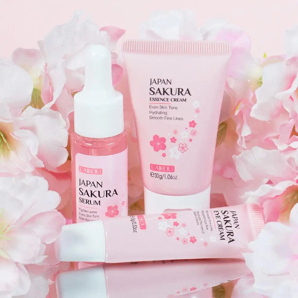 Sakura 3-Piece Skin Care Gift Set