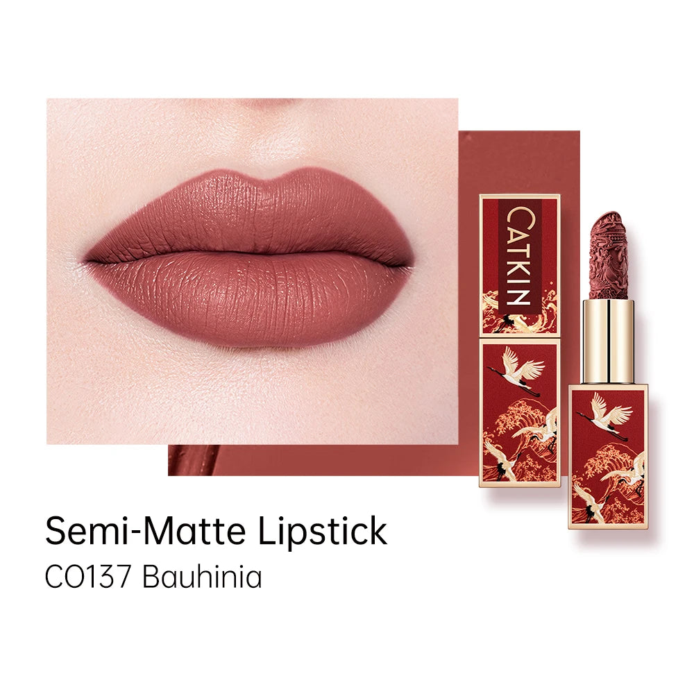 CATKIN Hydrating Matte Lipstick – Creamy, Long-Lasting Satin Finish