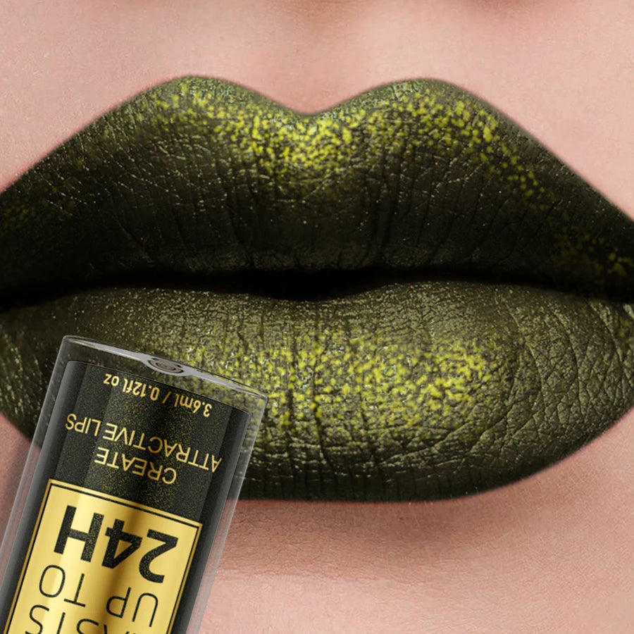 Metallic Glitter Lip Gloss – Long Lasting Waterproof Shine