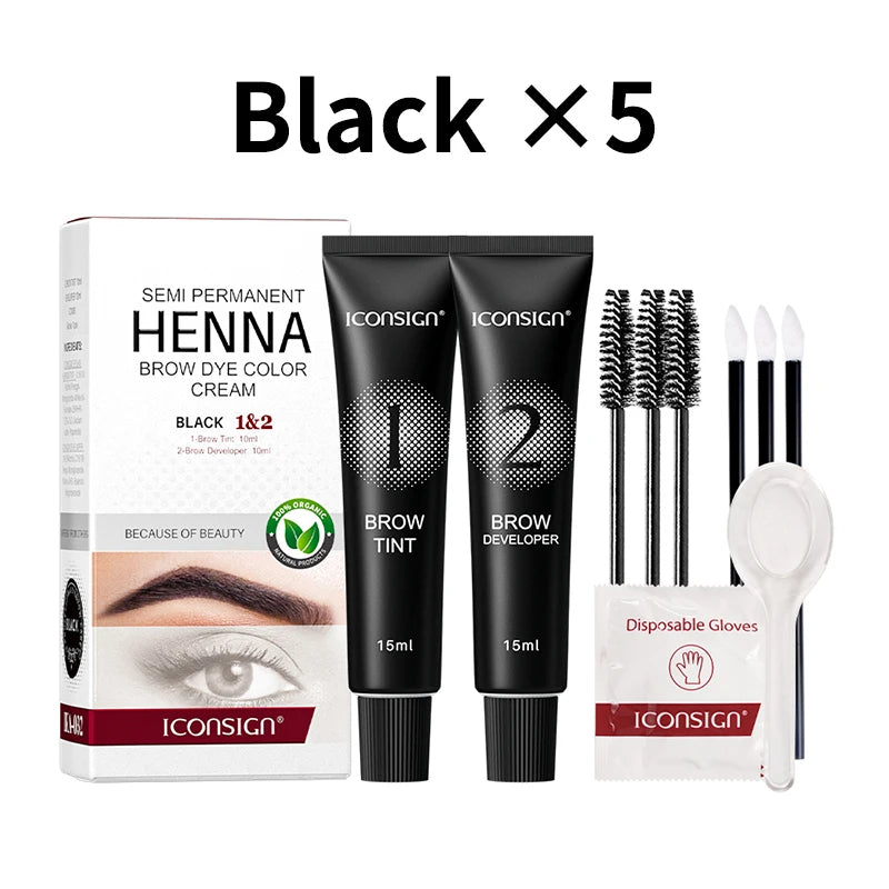 Fast-Acting Henna Brow Tint: Professional Tinting Cream