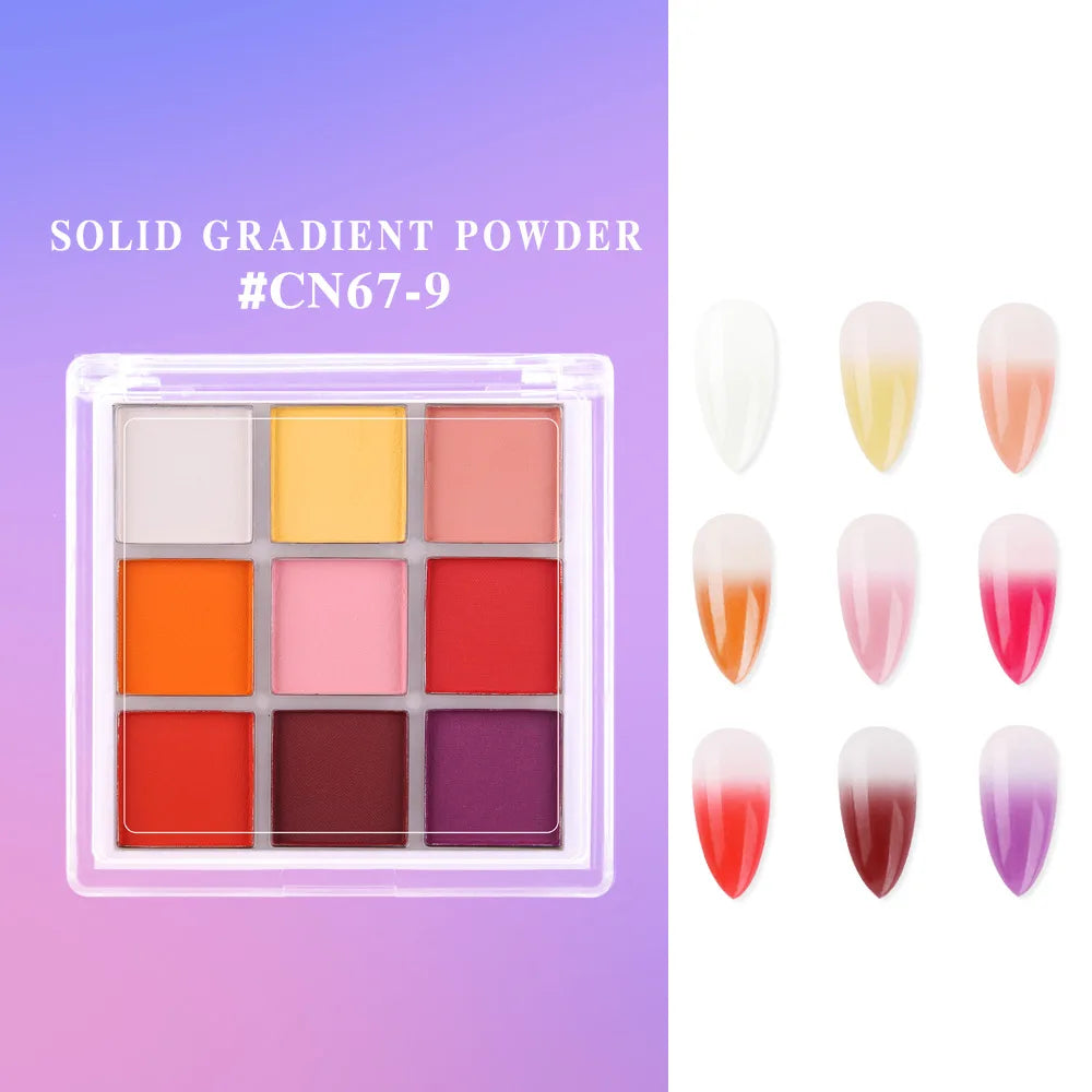 LuxeChromatic: 16-Color Neon & Ombre Nail Art Pigment Palette