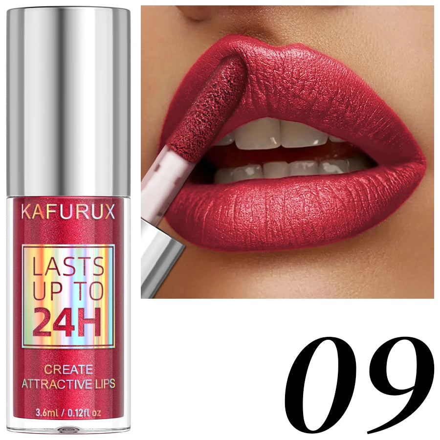 20-Color Glitter Lip Gloss Set – Waterproof Diamond Shine