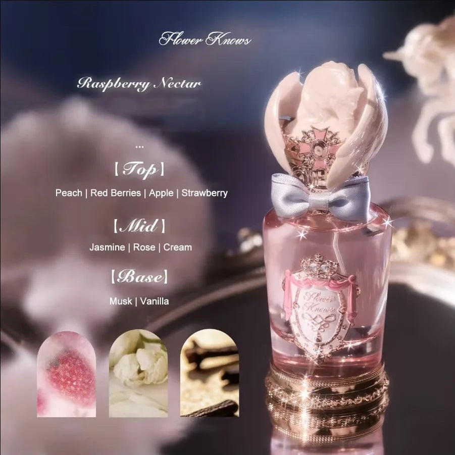 Flower Knows Strawberry Cupid Eau de Parfum – 50ml Floral Gourmand Fragrance for Women