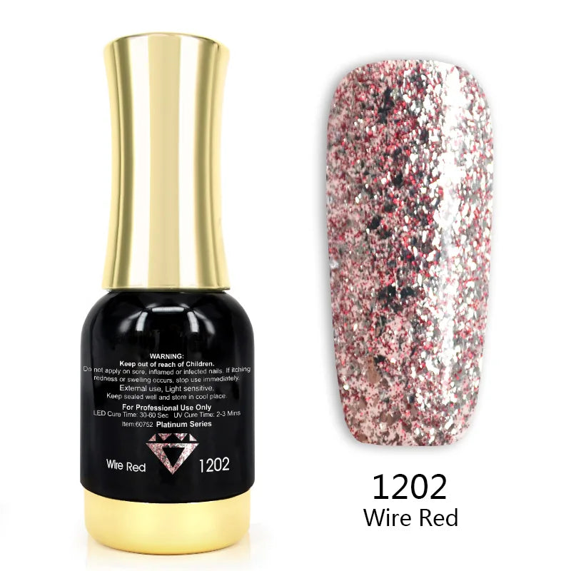 VENALISA Gel Nail Polish Set – 120 Colors UV/LED Soak Off 12ml