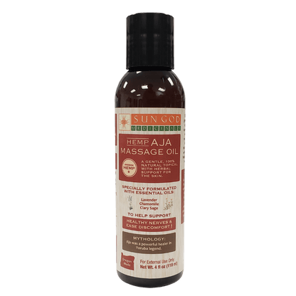 Aja Hemp Massage Oil - 4 oz.