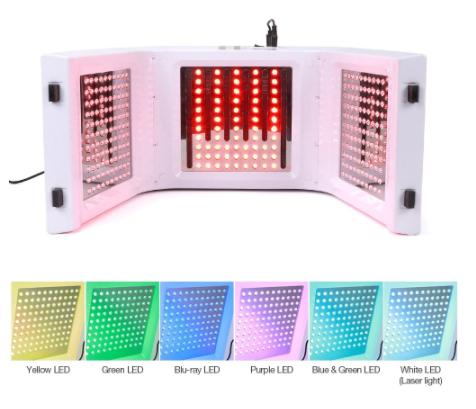 LED Color Spectrum Analyzer for Home Beauty Treatments