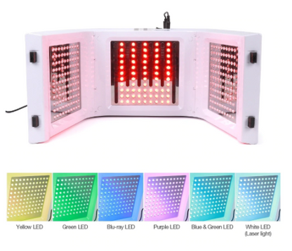 LED Color Spectrum Analyzer for Home Beauty Treatments