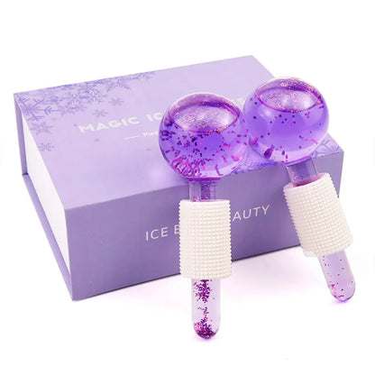 Crystal Energy Beauty Ice Wave Ball Facial Massager